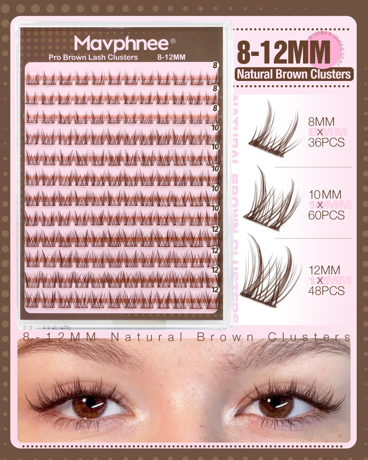 Mavphnee lash clusters provide soft definition without heavy feel