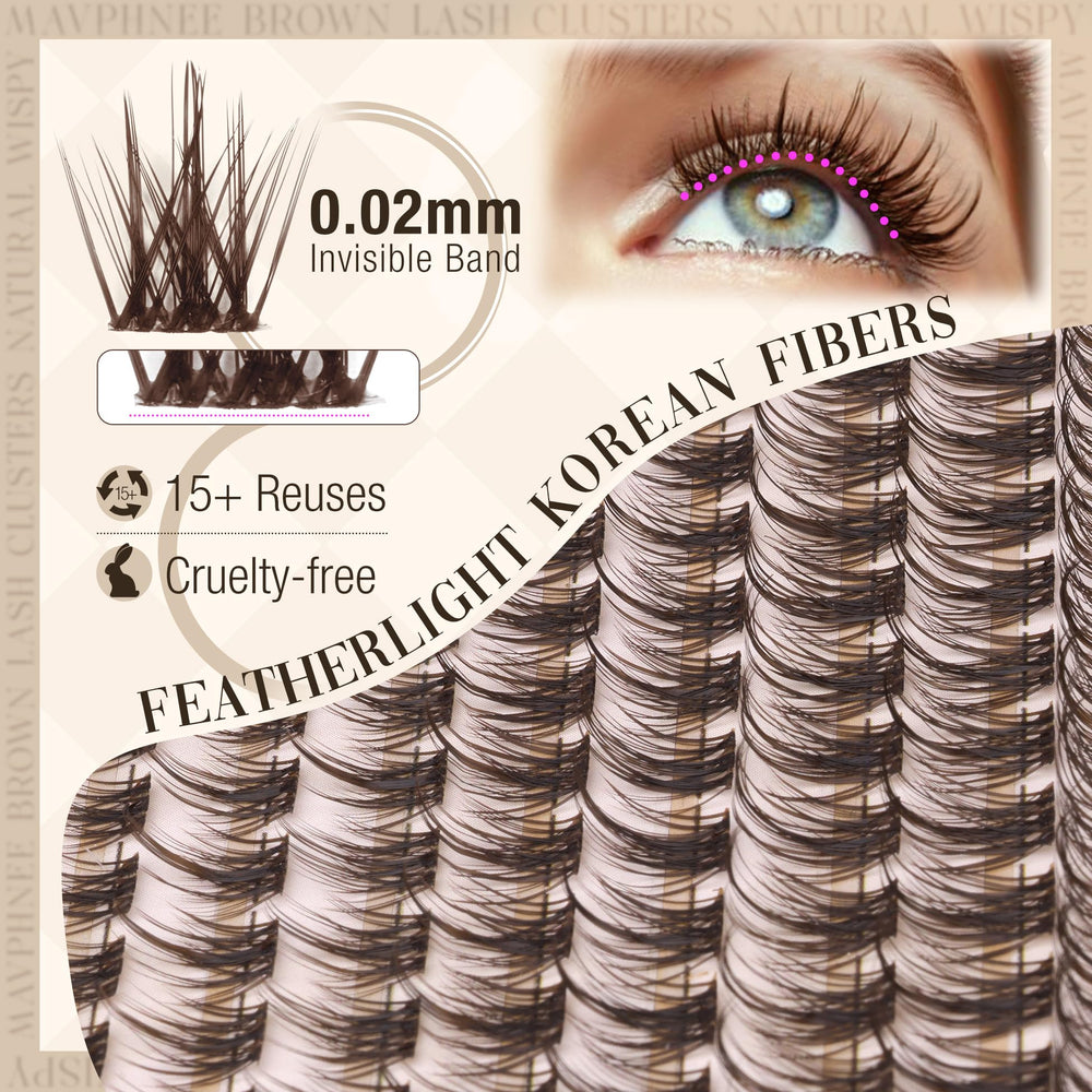 Mavphnee C-curly lash extensions lift and open the eyes.