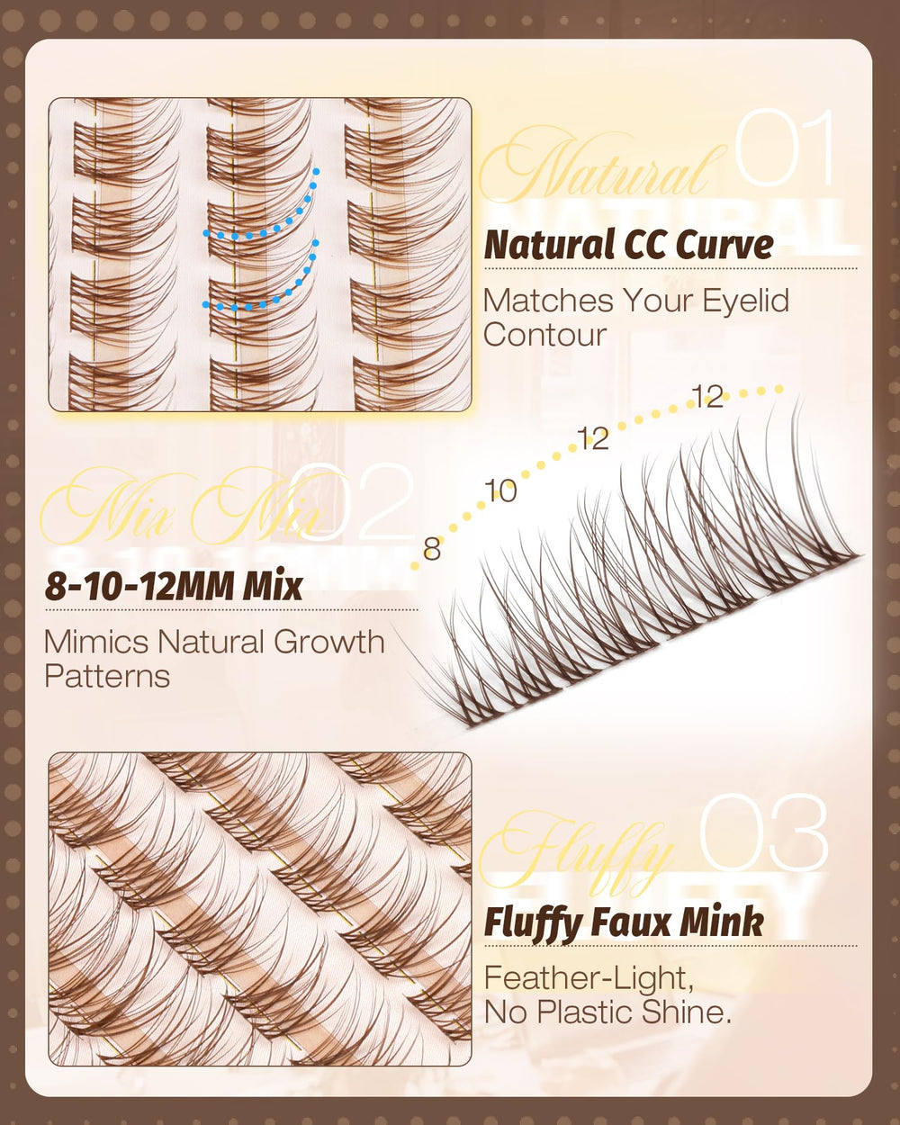 Mavphnee daily wear lashes ideal for all-day comfort.