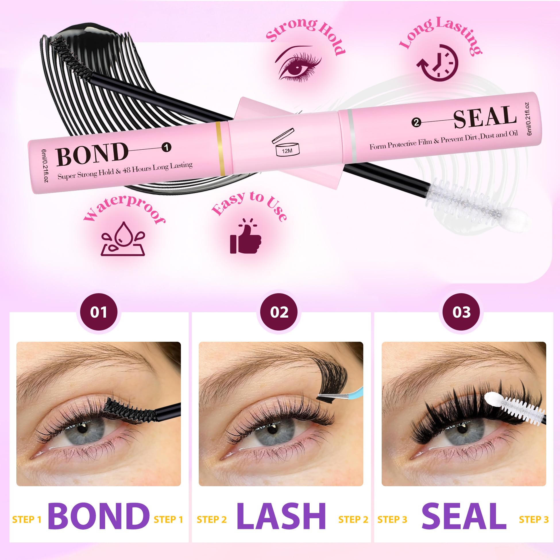 Mavphnee D-Curl lift creates a wide-eyed effect