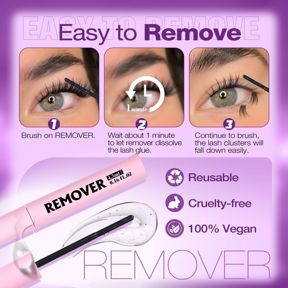 Mavphnee DIY lash extension application kit for home use.