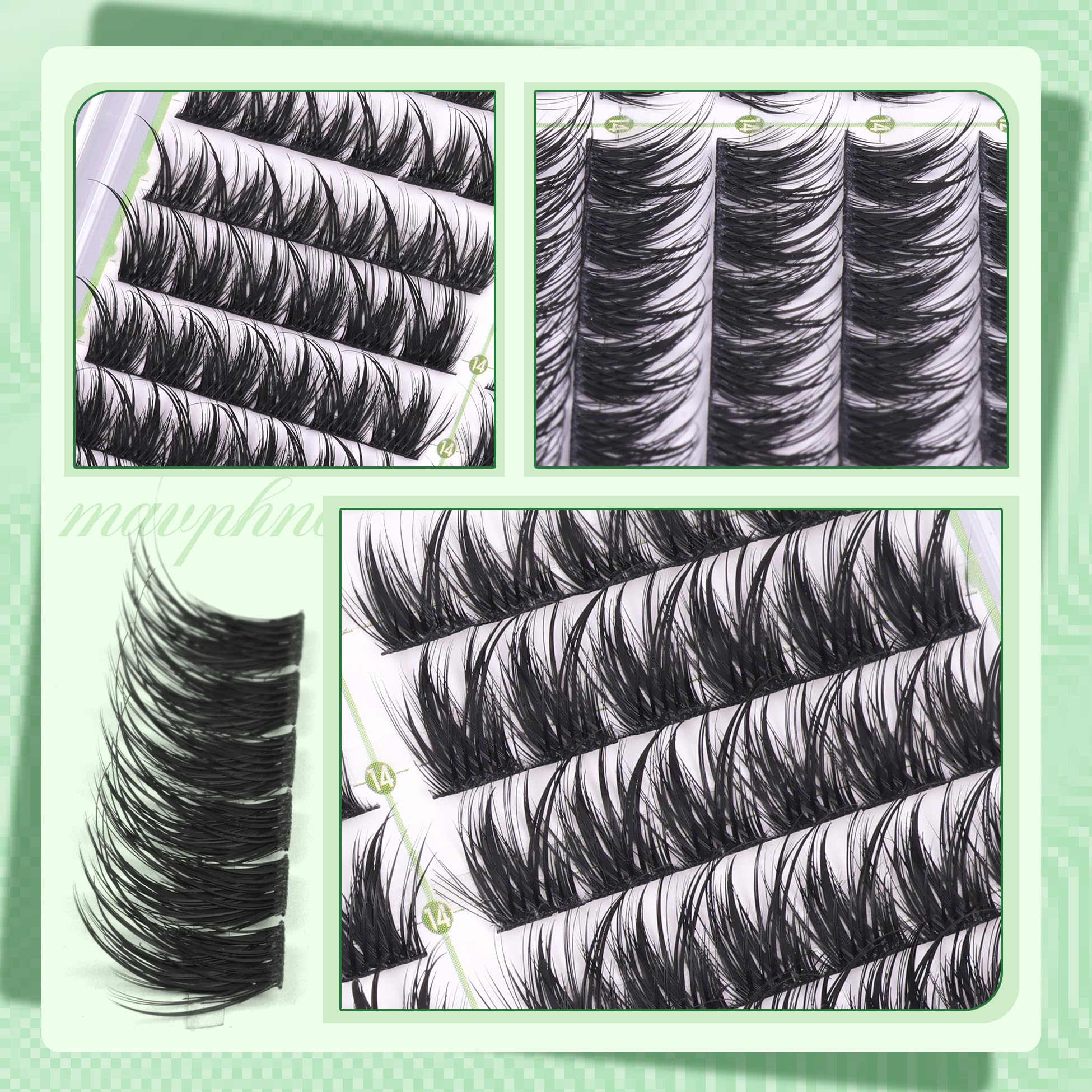 Mavphnee dramatic-outer-corner lashes add dimension to the outer corners.