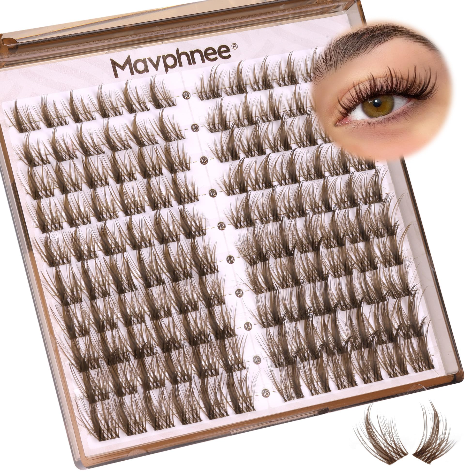 Mavphnee easy DIY lash application guide for first-timers