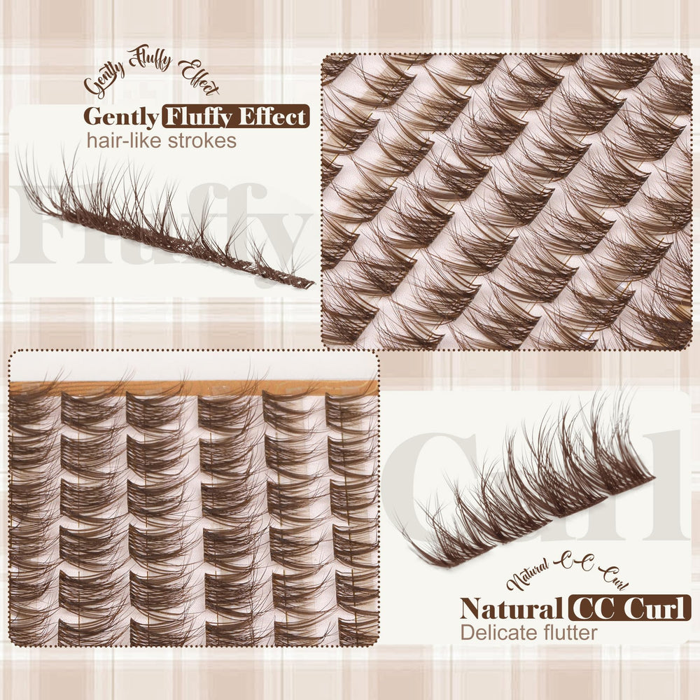Mavphnee faux mink clusters are lightweight and reusable for travel.