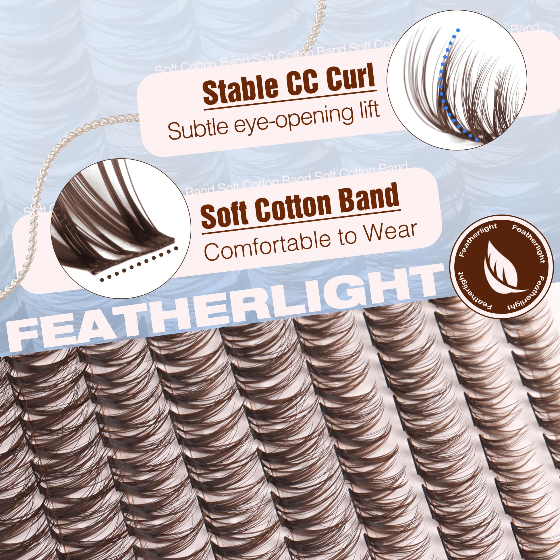 Mavphnee Flaunt CC-Curl lashes lifting eyes with a doll-like effect.