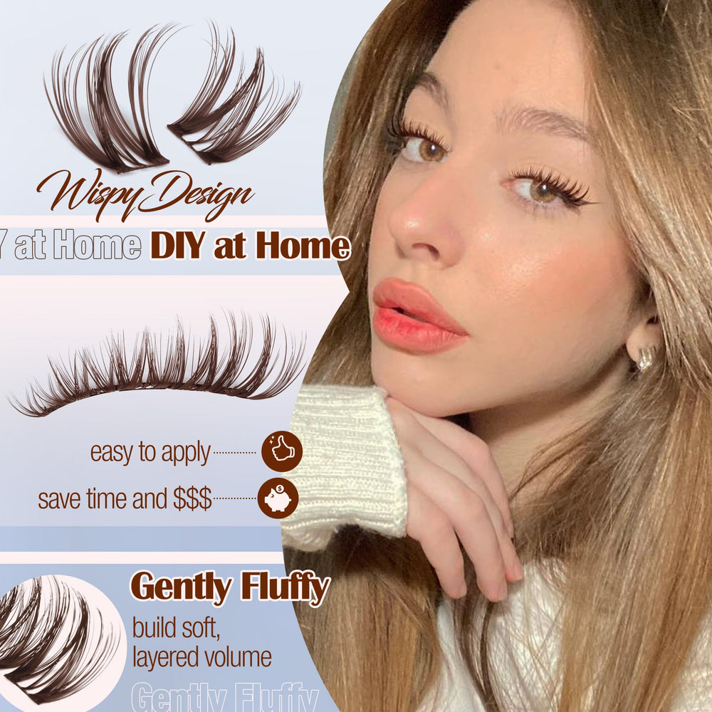 Mavphnee Flaunt brown lashes designed to be waterproof and long-lasting.