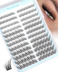 Mavphnee Fox Eye Lash Clusters with winged lift for brighter eyes