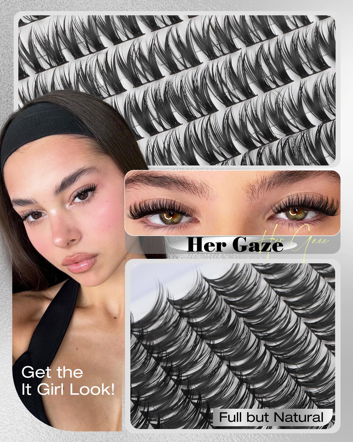 Mavphnee Glasses-Friendly Lashes stay comfortable while wearing frames.