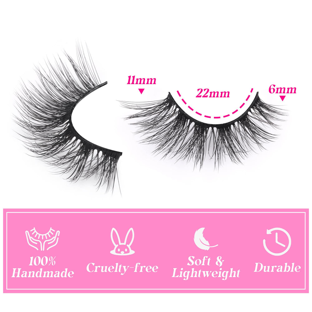 Mavphnee Half Lashes cotton-band closeup highlights lightweight comfort.