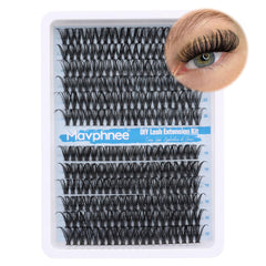 Mavphnee lash clusters 16-20mm deliver dramatic flutter for eye-catching looks.