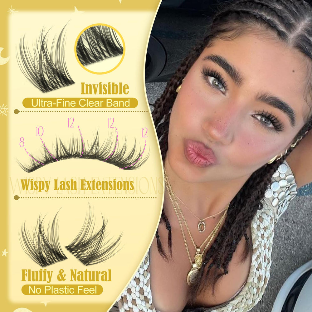 Mavphnee invisible clear band sits softly along the lash line for comfort.