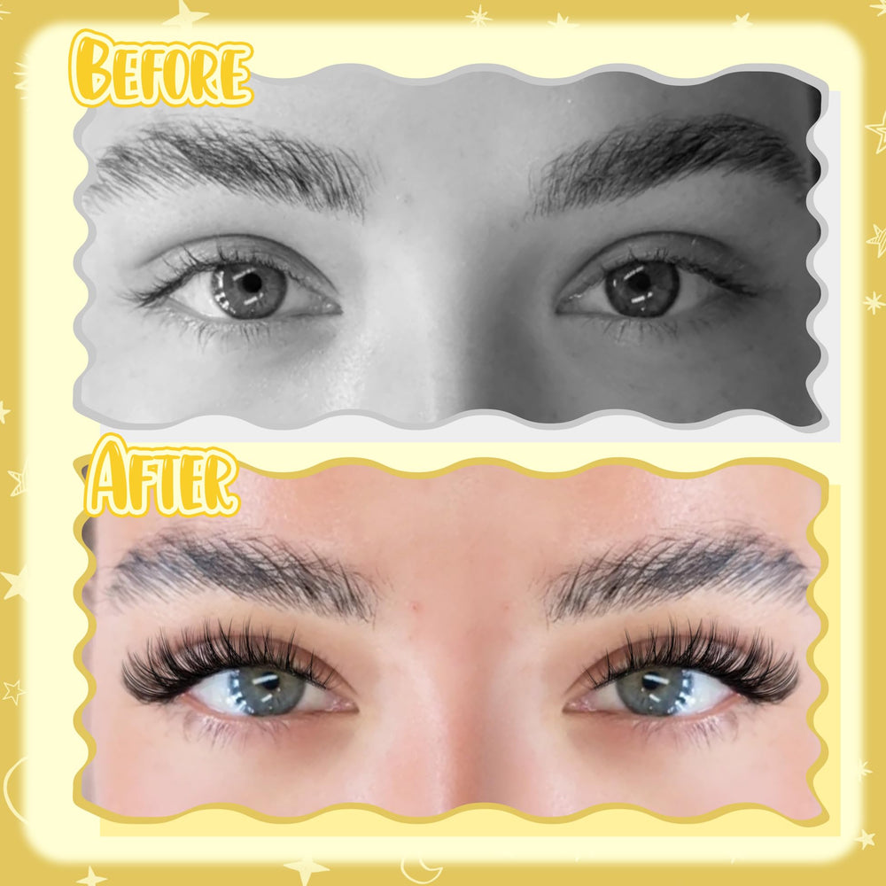 Mavphnee natural C curl follows eye shape for seamless blend.