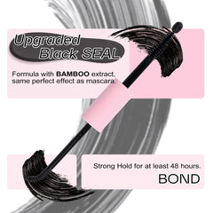 Mavphnee Lash Seal bottle highlighting 2-in-1 system for secure clusters.