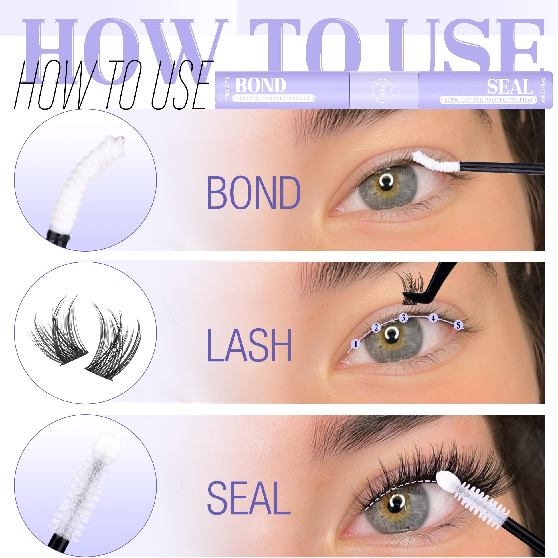 Mavphnee lavender scent enhances daily lash routine