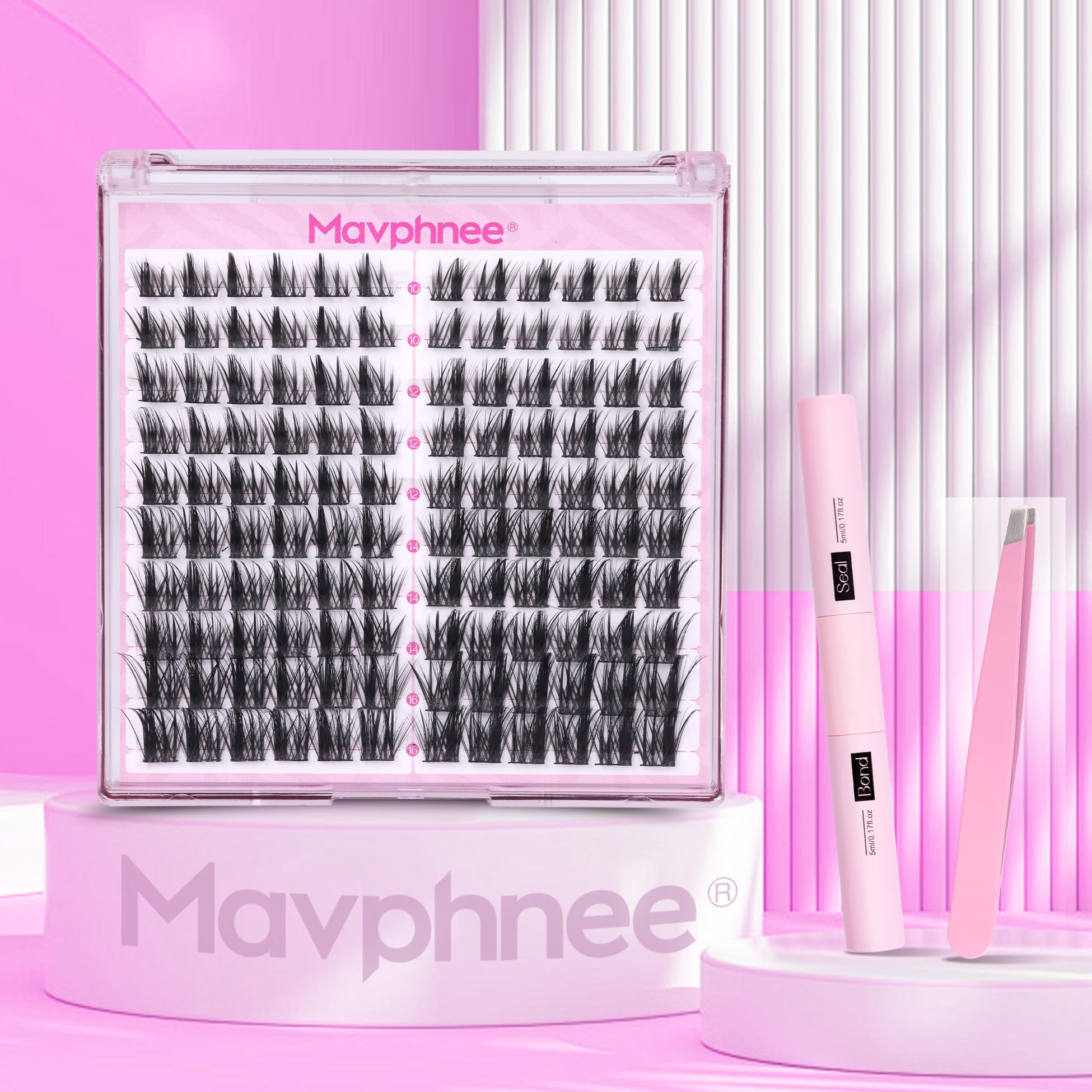 Mavphnee long-lasting hold lashes for confident wear.
