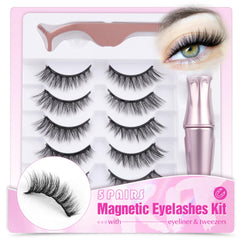 Mavphnee magnetic eyelash kit box and applicator for quick on-the-go glam.