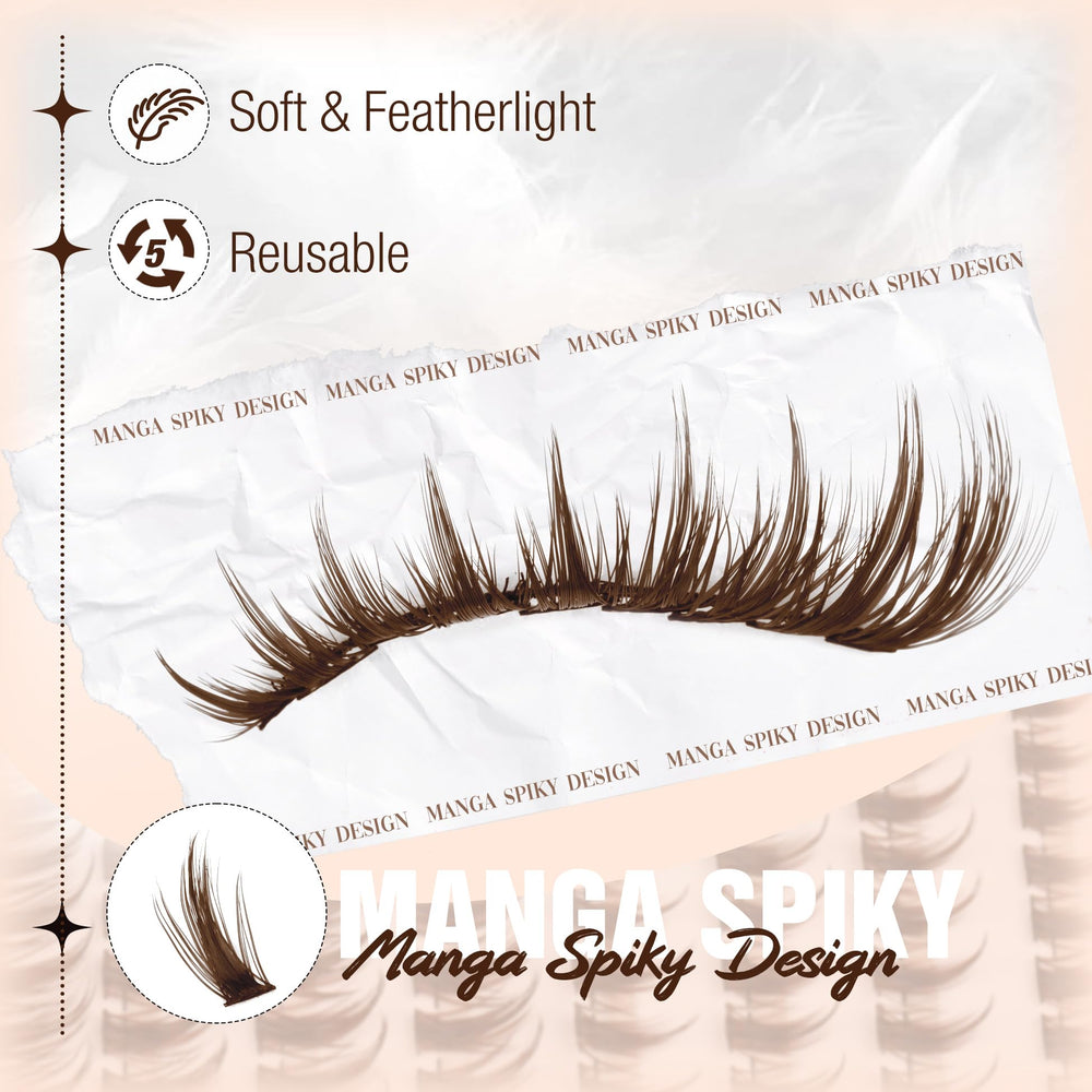 Mavphnee Manga Lash Clusters soft band for lightweight comfort