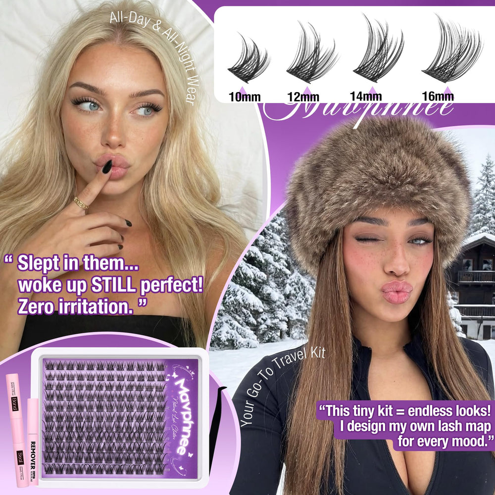 Mavphnee precision tweezers ensure precise cluster placement.