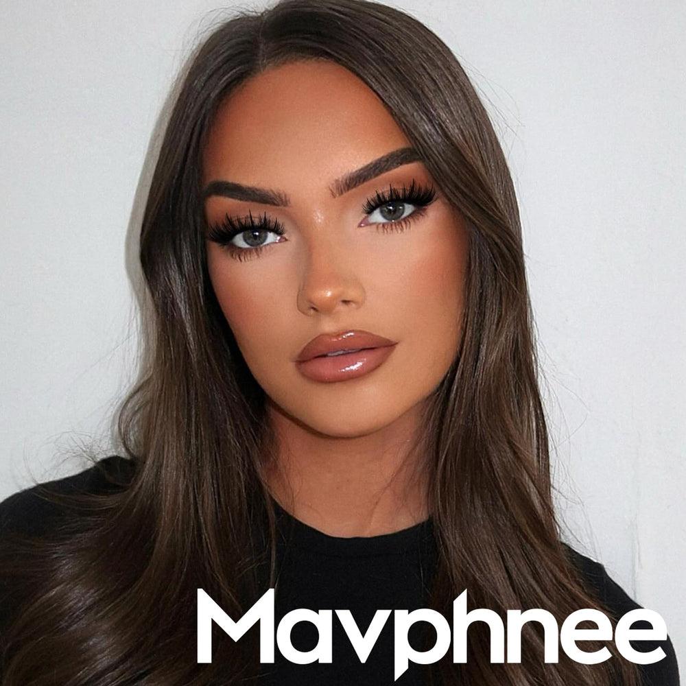 Mavphnee angled tweezers for precise lash placement