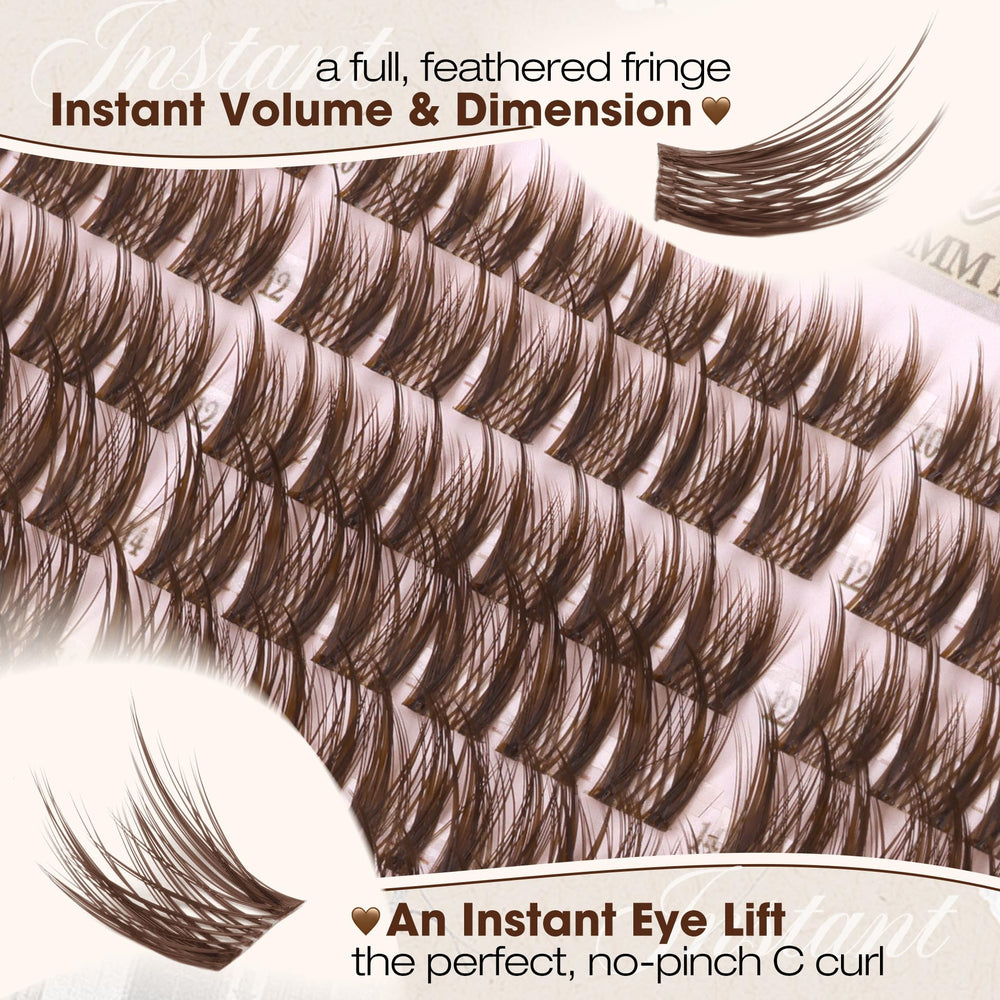 Mavphnee reusable lash clusters provide 15+ wears.
