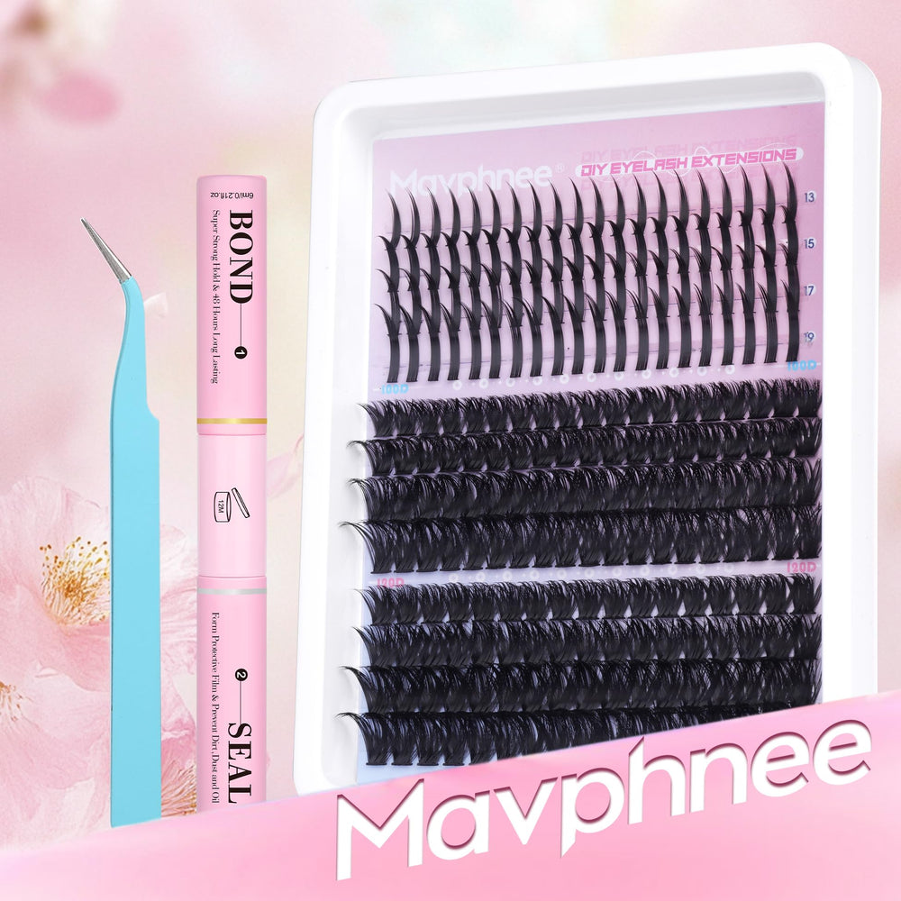 Mavphnee lash clusters reusable for 15+ wears