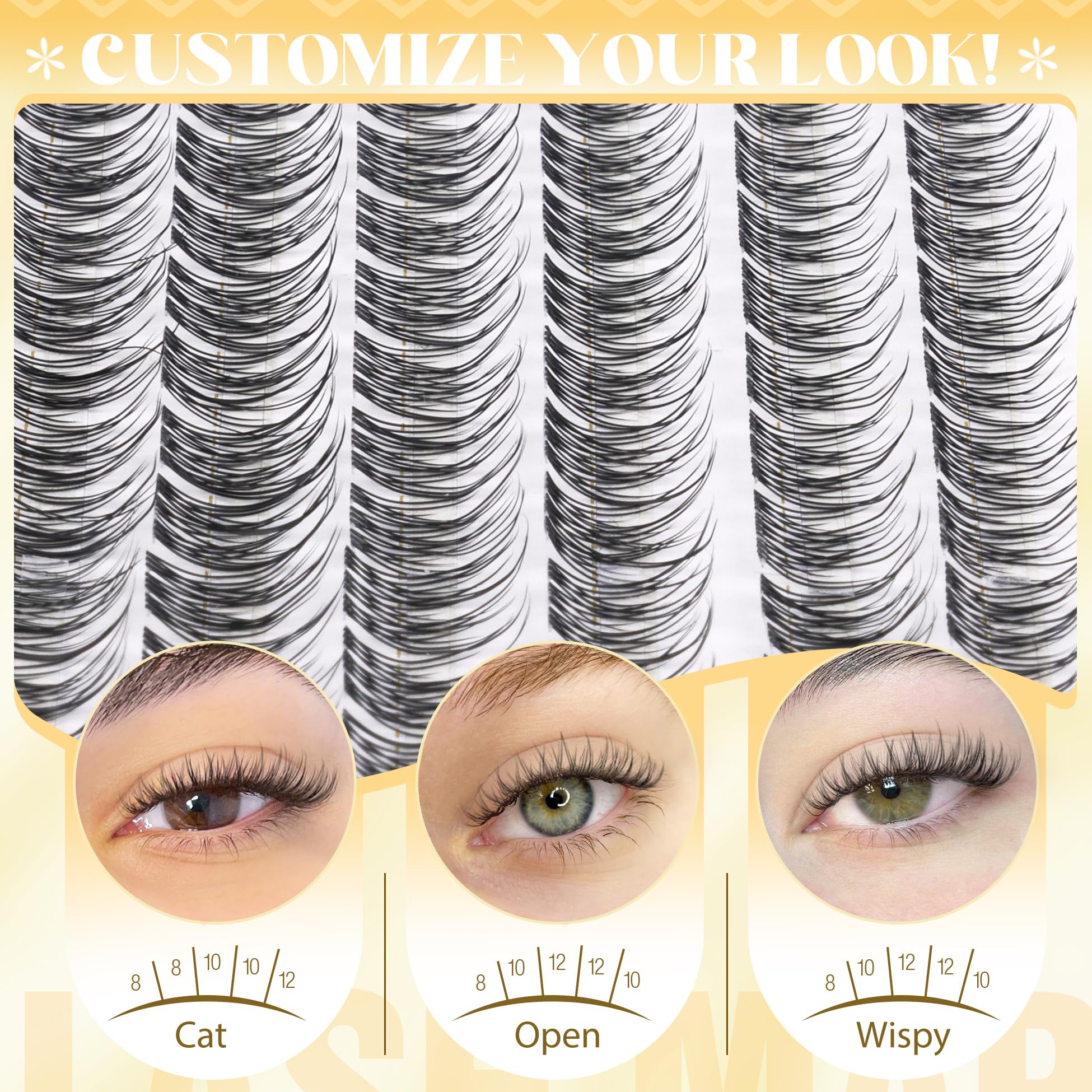 Mavphnee clusters are reusable and maintain their soft CC curl over time.