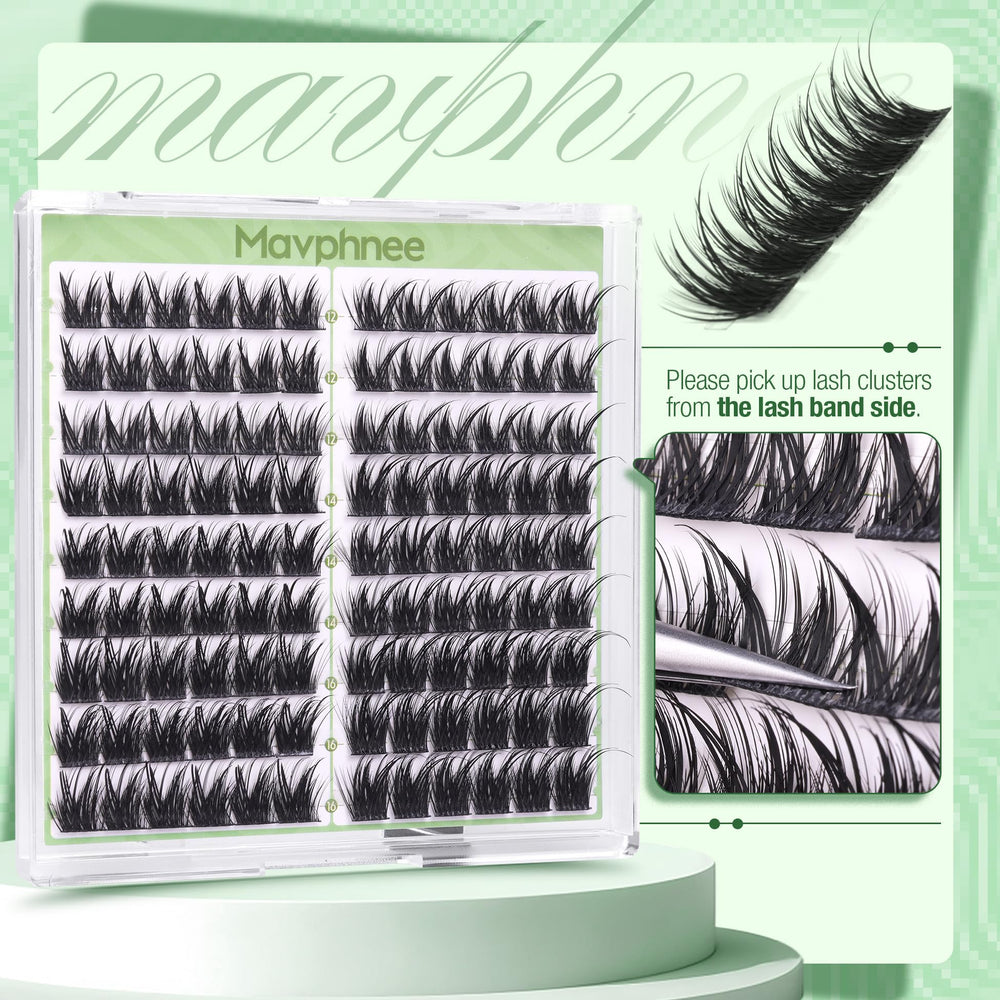 Mavphnee reusable synthetic lashes offer long-lasting wear.