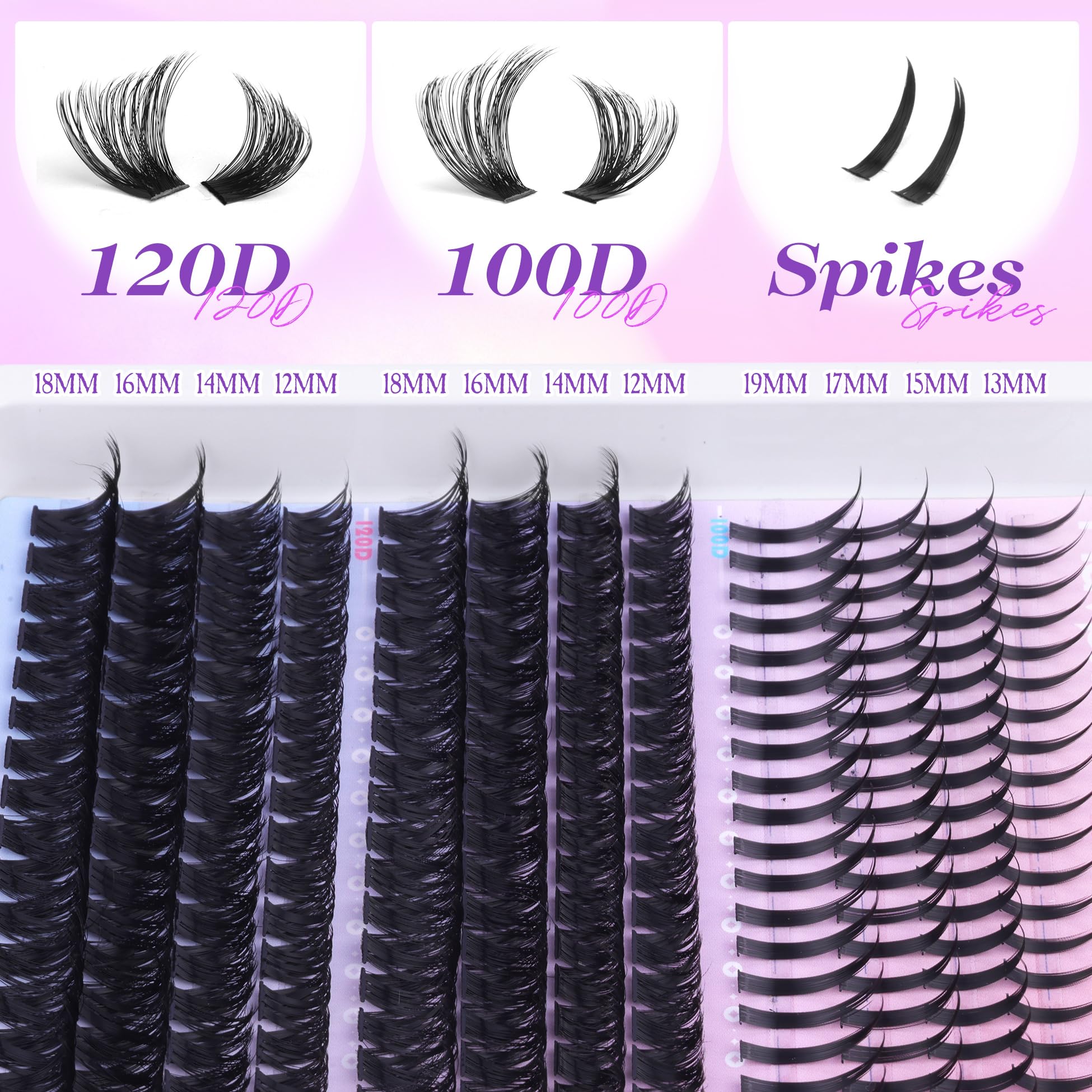Mavphnee 120D ultra-dense lashes for bold, dramatic volume