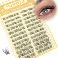 Mavphnee short lash clusters 8mm for a natural day look and easy application.