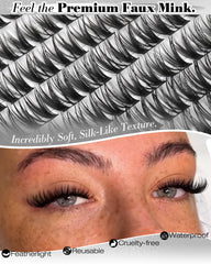 Mavphnee Ultra Fine Band Lashes offer a flat, seamless fit for day-long comfort.