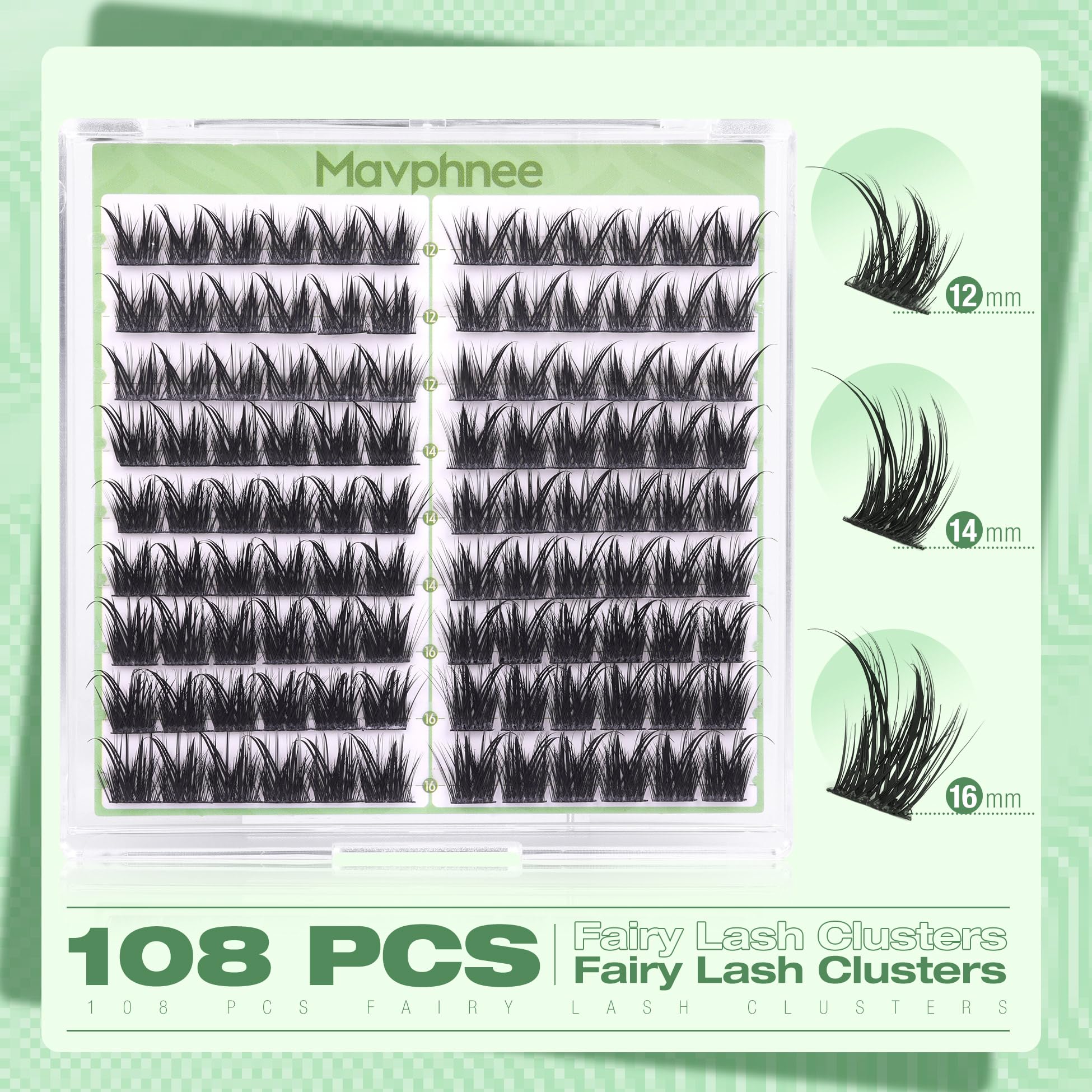 Mavphnee ultra-thin band lashes feel invisible on the lash line.