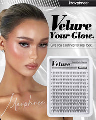 Mavphnee Velure lash clusters in 8-16mm for versatile styling