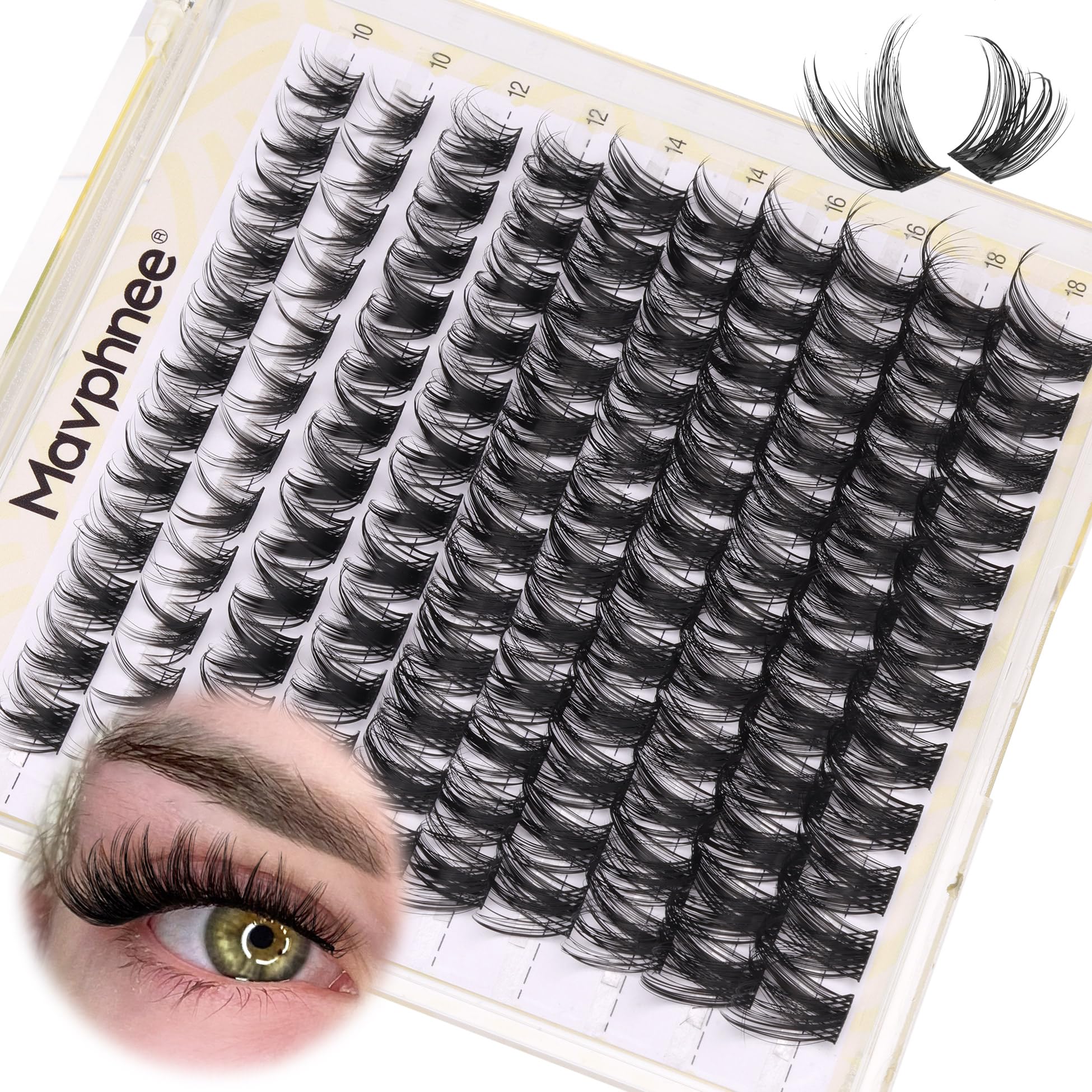 Mavphnee versatile DIY lashes for everyday or evening looks