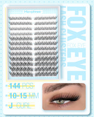 Mavphnee Wet-look fairy lashes with textured shine