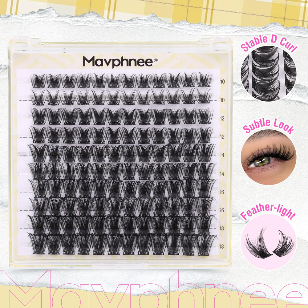 Mavphnee wispy clusters in mixed lengths for custom styling