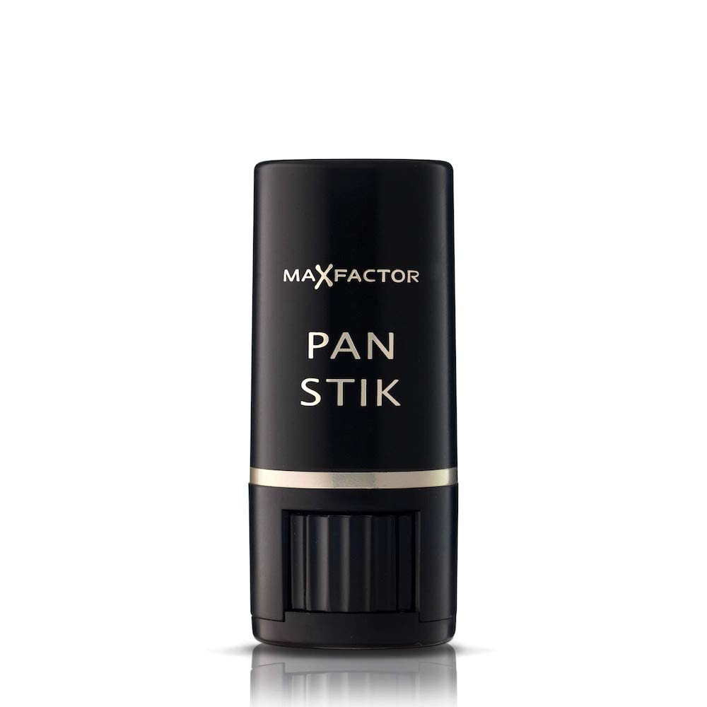 Max Factor Pan Stik: aplicación rápida para cobertura intensa en cualquier momento.