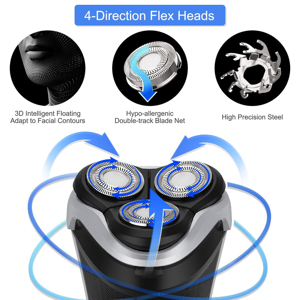 MAX-T USB charging and LED display show battery level for convenient grooming