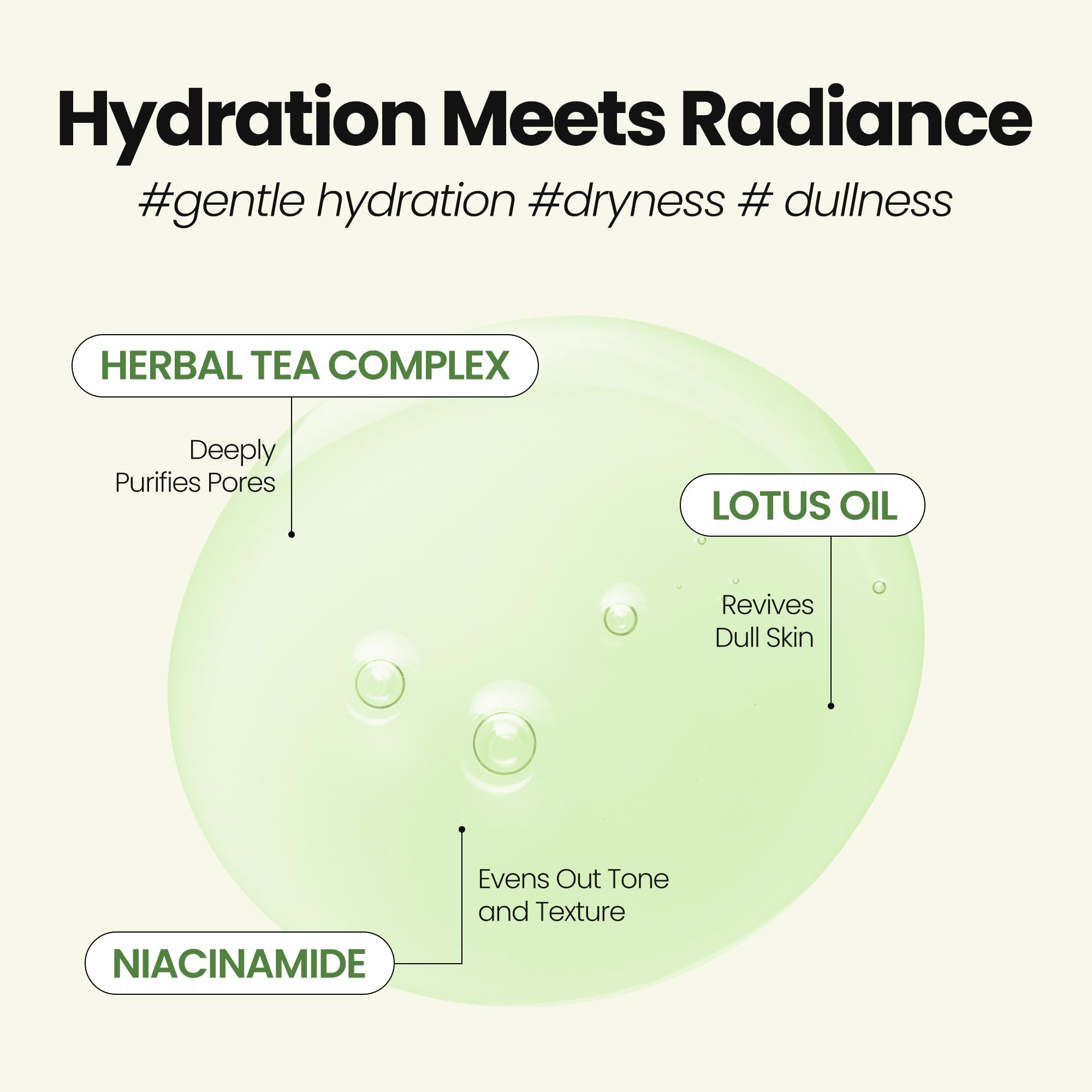 MAXCLINIC Hyaluron Vita Oil to Foam hydration bloom illustration suggests moisture.