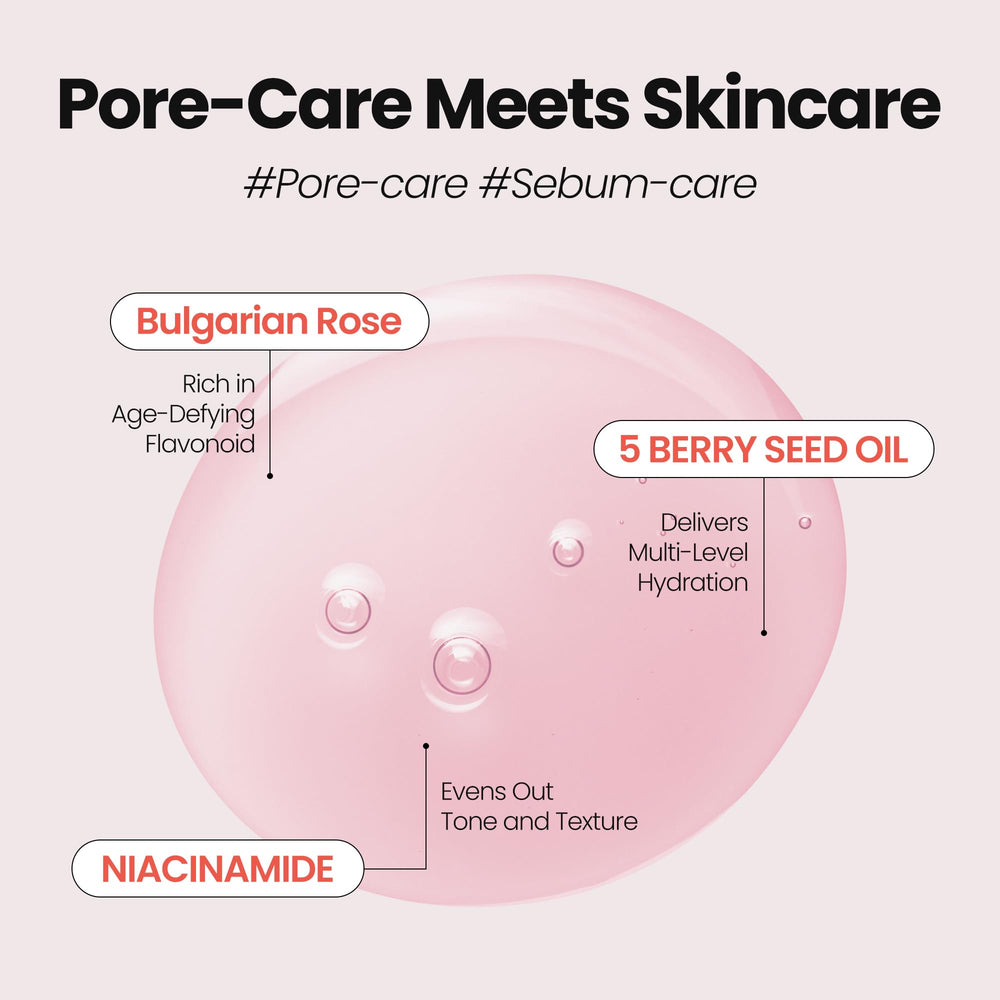 MAXCLINIC Rose Vitamin Oil to Foam Nordic berry blend nourishes and hydrates.