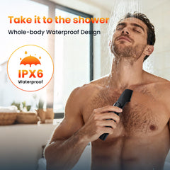 MAXGROOM beard trimmer head with guide for versatile beard lengths.