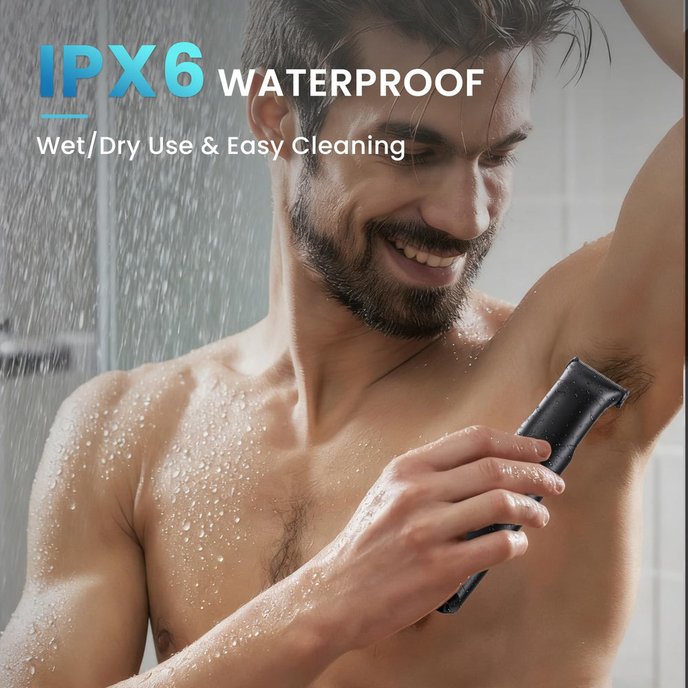MAXGROOM LED battery indicator shows remaining power at a glance.