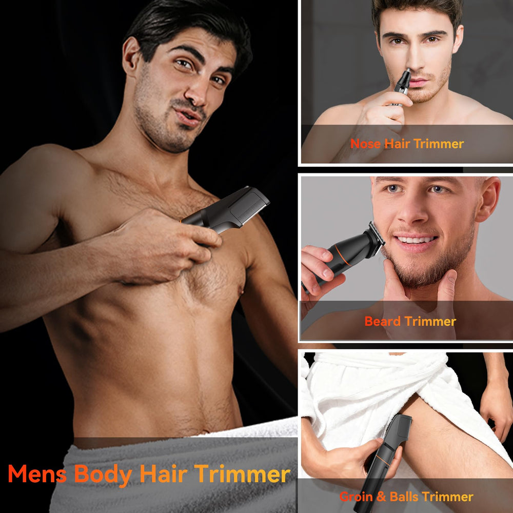 MAXGROOM nose trimmer head for precise, safe detail touches.