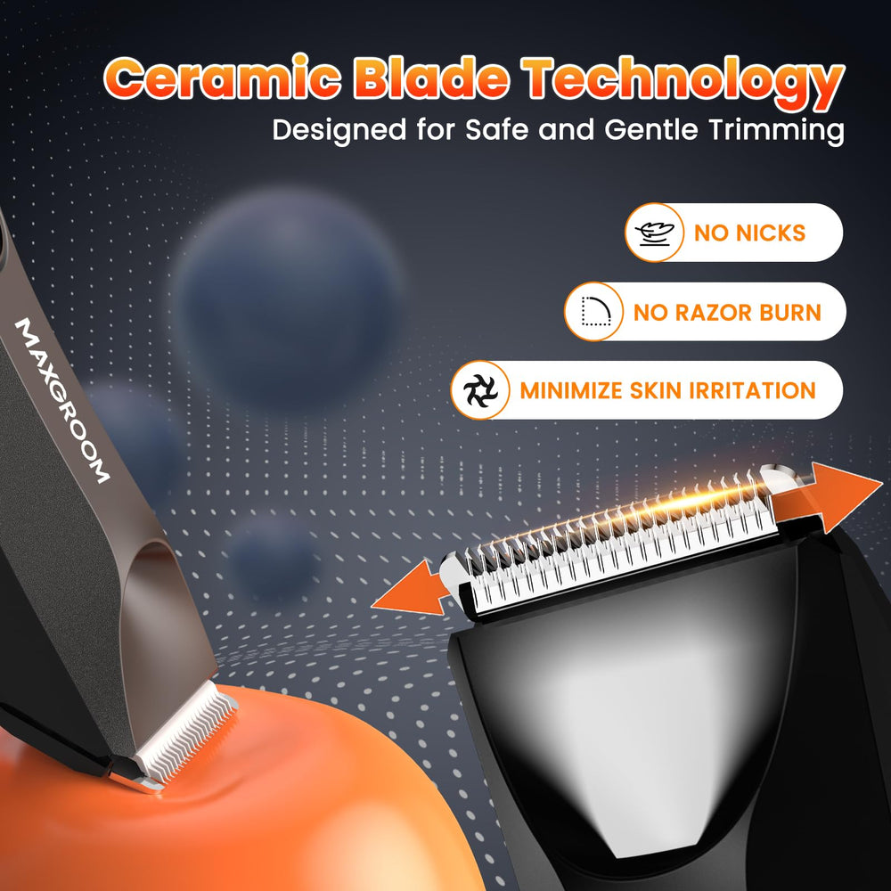 MAXGROOM ergonomic design for comfortable handling
