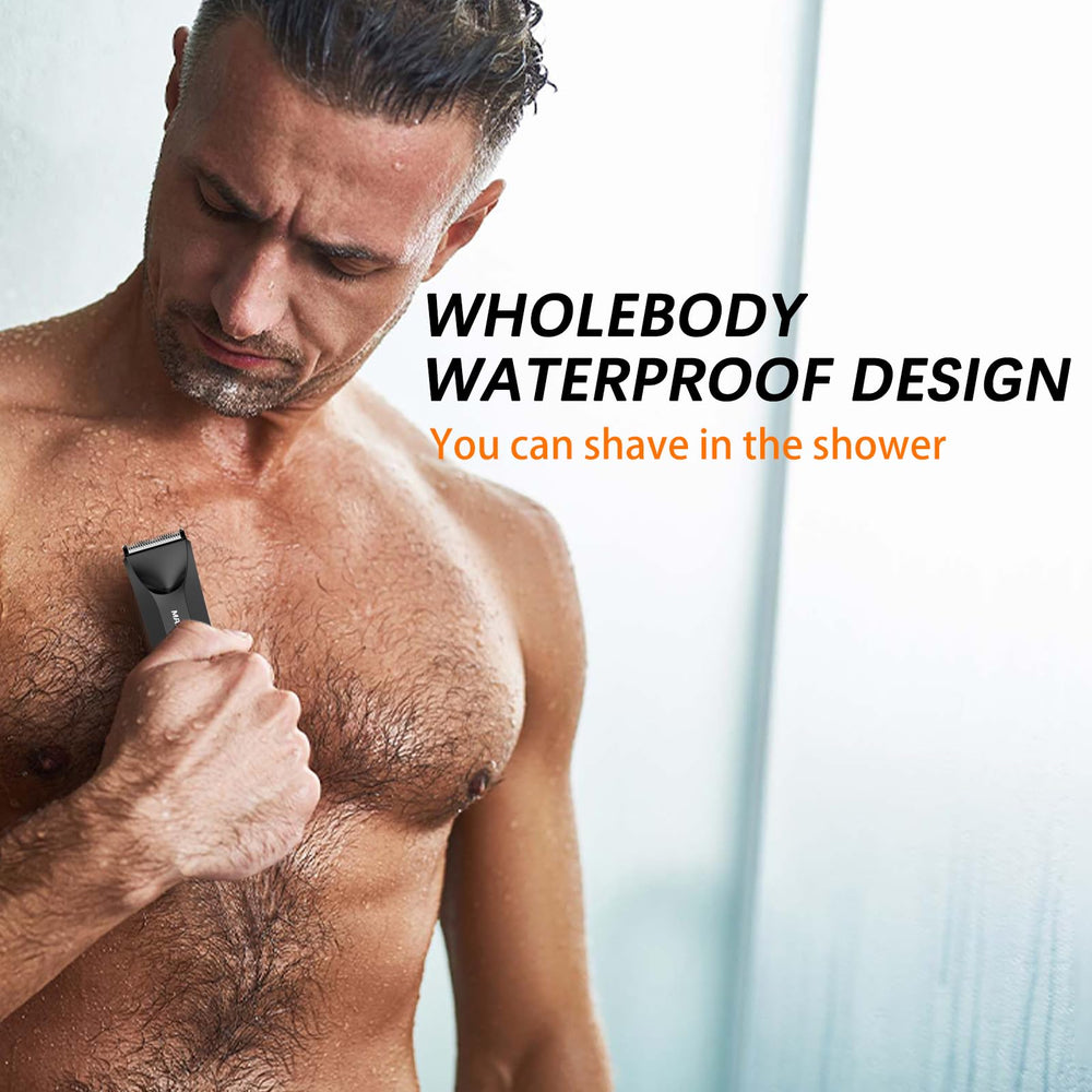 MAXGROOM trimmer ready for wet or dry use due to IPX7 waterproofing