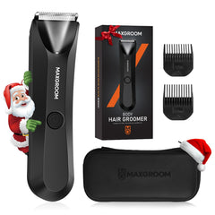 MAXGROOM trimmer with LED light for precise grooming in low light