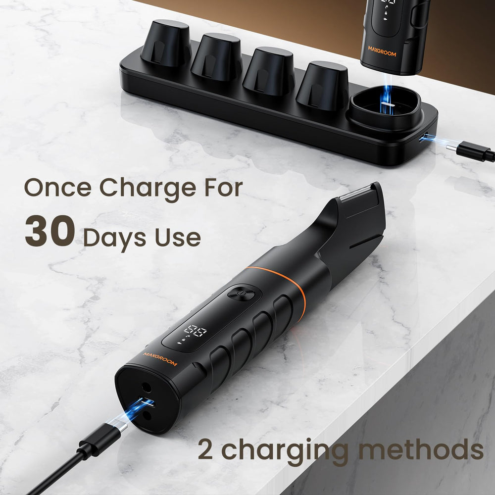 MAXGROOM USB-C charging dock keeps accessories organized and ready