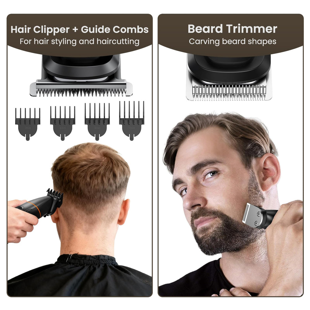 MAXGROOM waterproof IPX6 design enables shower trimming with foam