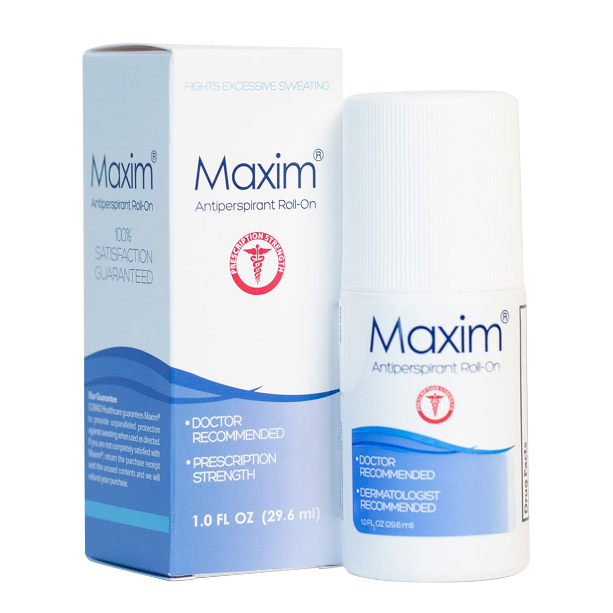 MAXIM Desodorante con aplicador rodillo sin fragancia, frescura diaria.