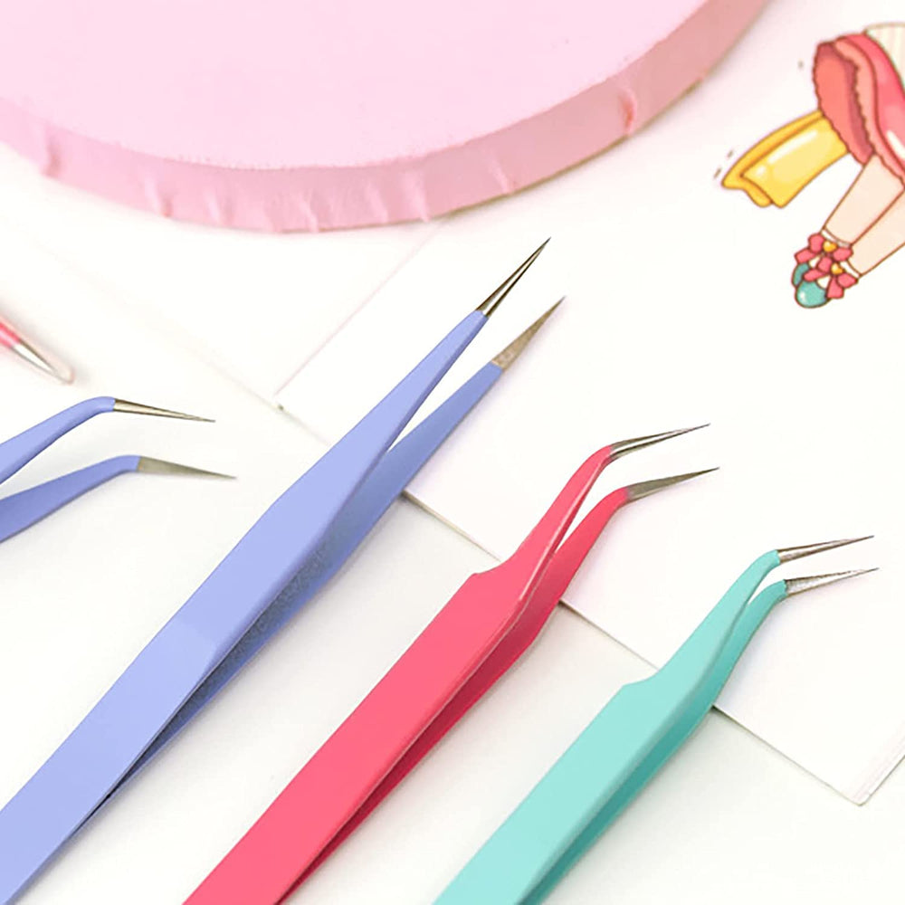 MAXLEAF nail-sticker tool pink supports accurate sticker positioning.