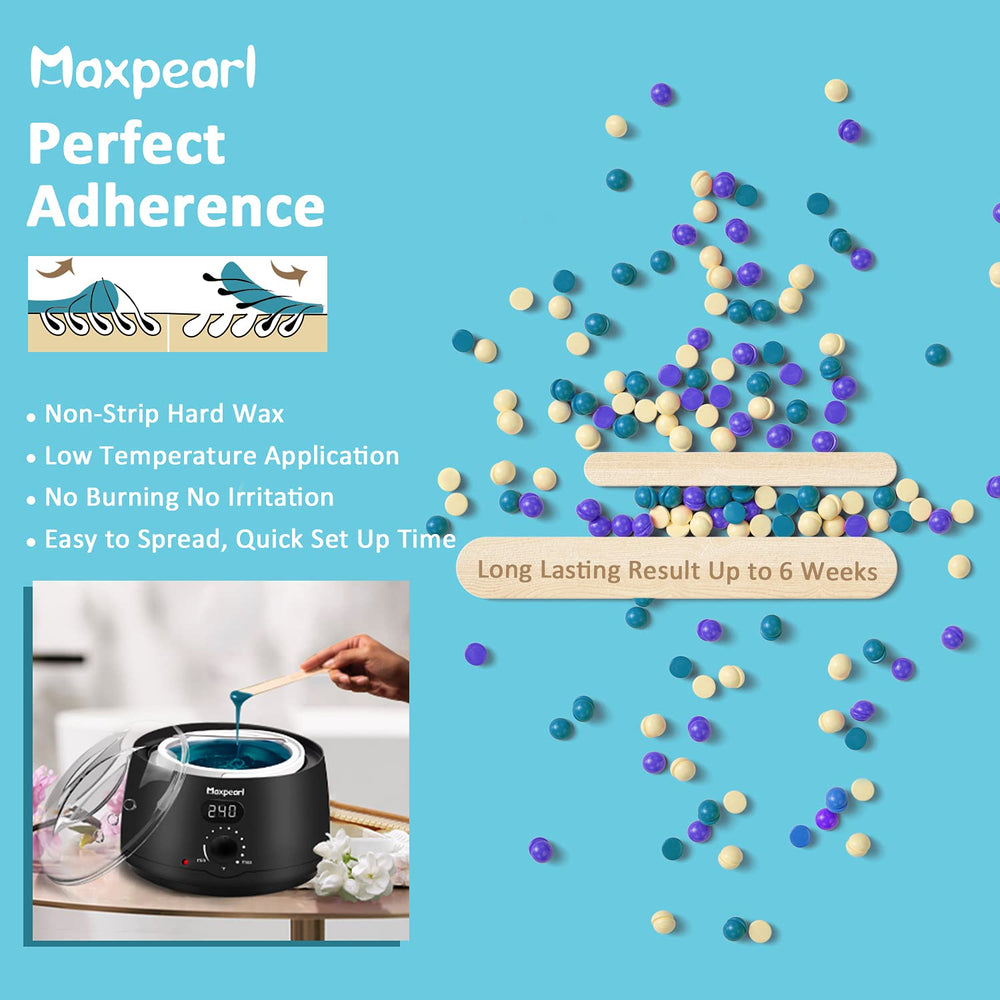 Maxpearl digital display wax warmer suits at-home spa setups.
